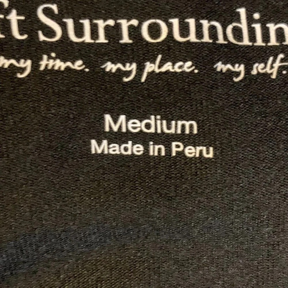 Soft Surroundings Women's Indeevar Multi Tier Long Sleeve Relaxed‎ Tunic Size M - Picture 8 of 13